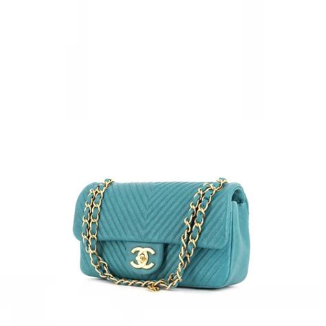 borsa chanel turchese|Chanel handbags online.